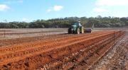 DAFWA prepare a trial site at Dandaragan for a research project to boost returns from fertiliser investments.