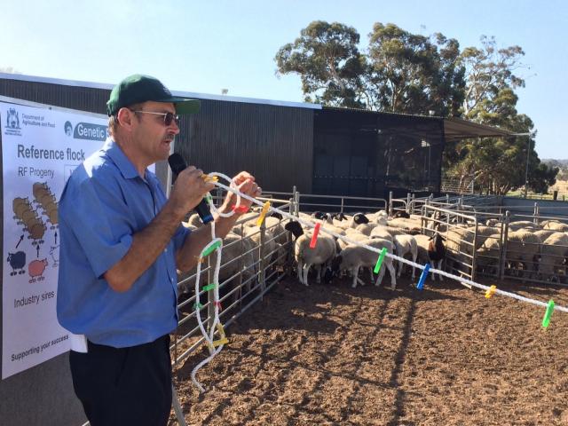 DAFWA Research Officer Johan Greeff presenting at the Open Day