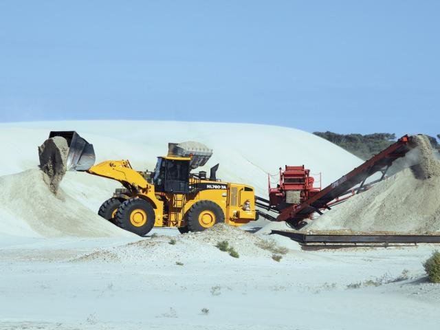 Mining limesand at Greenhead. Limesand, limestone and dolomitic lime are natural mined products.