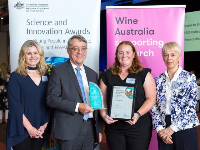 Monica Kehoe receives the 2018 Science and Innovation award