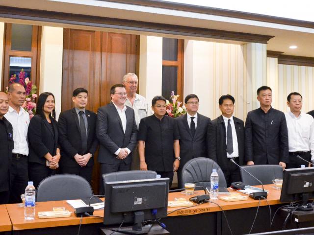 Manus Stockdale from Northern Beef Futures in meetings with key Thai officials