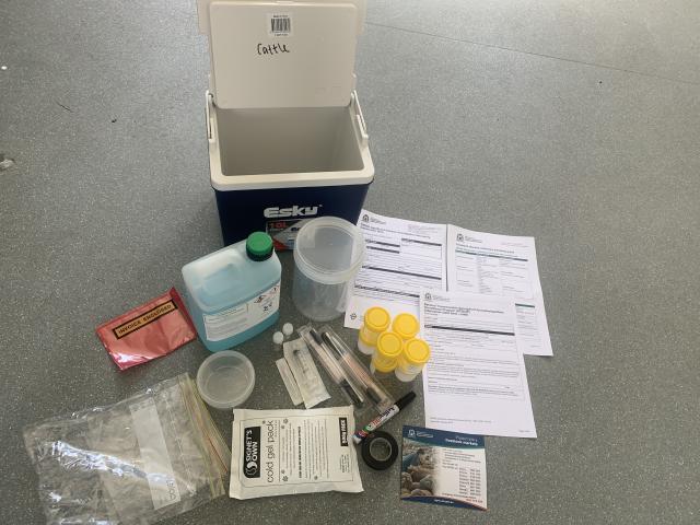 Disease investigation kit for vets