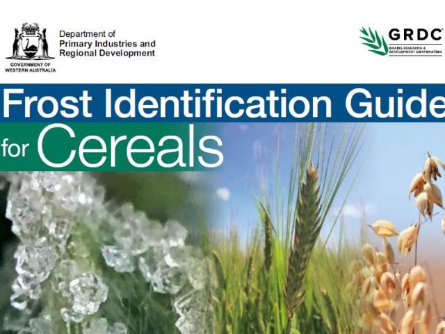 Frost ID Guide for Cereals front cover