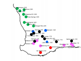 Canola Blackleg Forecast Map 10 April 2019