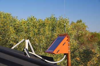 Telemetry is installed on a remote water point.
