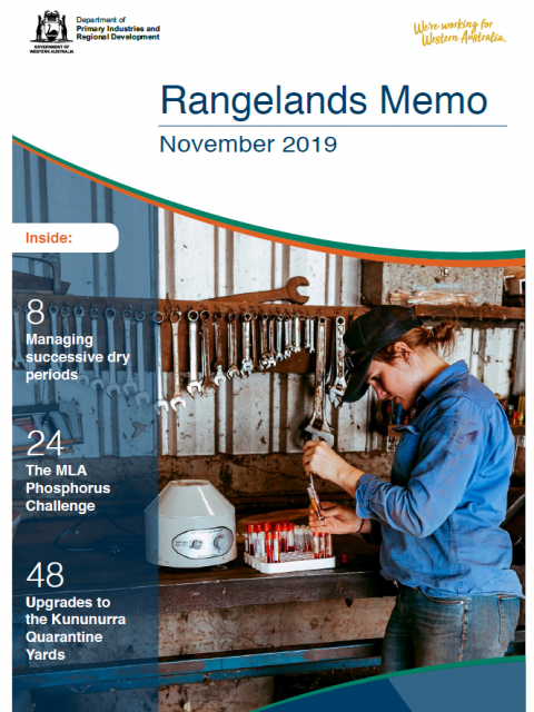 Rangelands Memo November 2019